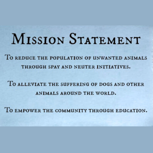 Dog Corps mission statement